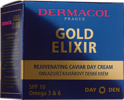 Dermacol Gold Elixir omlazující kaviárový denní krém 50 ml