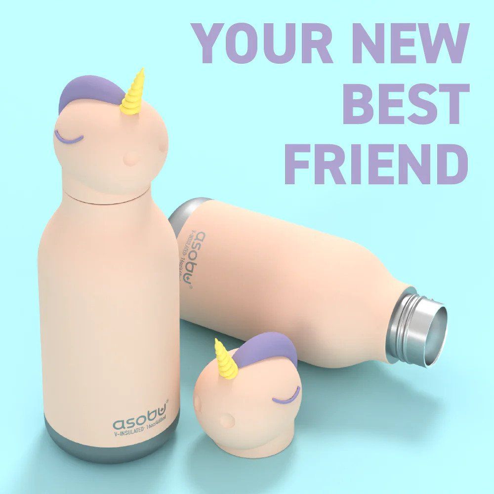 Asobu Láhev na pití Bestie Bottles Jednorožec 460 ml