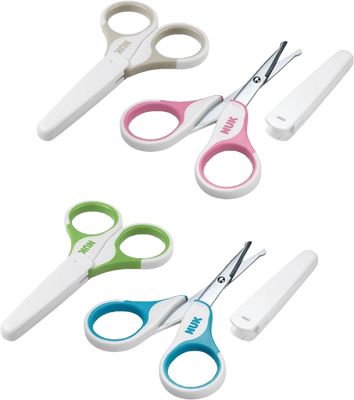 Nuk Dětské zdravotní nůžky s krytem