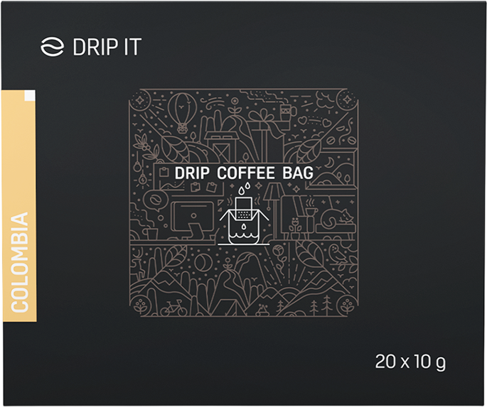 Drip it Káva ve filtru Colombia Sierra Nevada 20 x 10 g