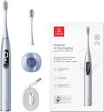Oclean X Pro Digital Silver sonický kartáček, stříbrný