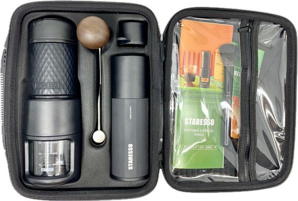 Staresso Cestovní sada Classic a ruční mlýnek Discovery D-6 Plus