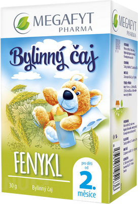 Megafyt Bylinný čaj fenykl pro děti 20 x 1.5 g