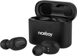 Niceboy Bezdrátová sluchátka Hive Podsie 3 Černá