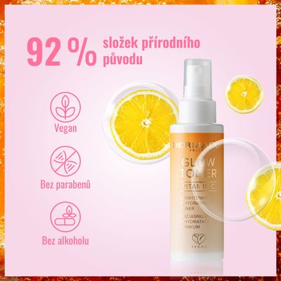 Dermacol Rozjasňující toner s vitamínem C 100 ml