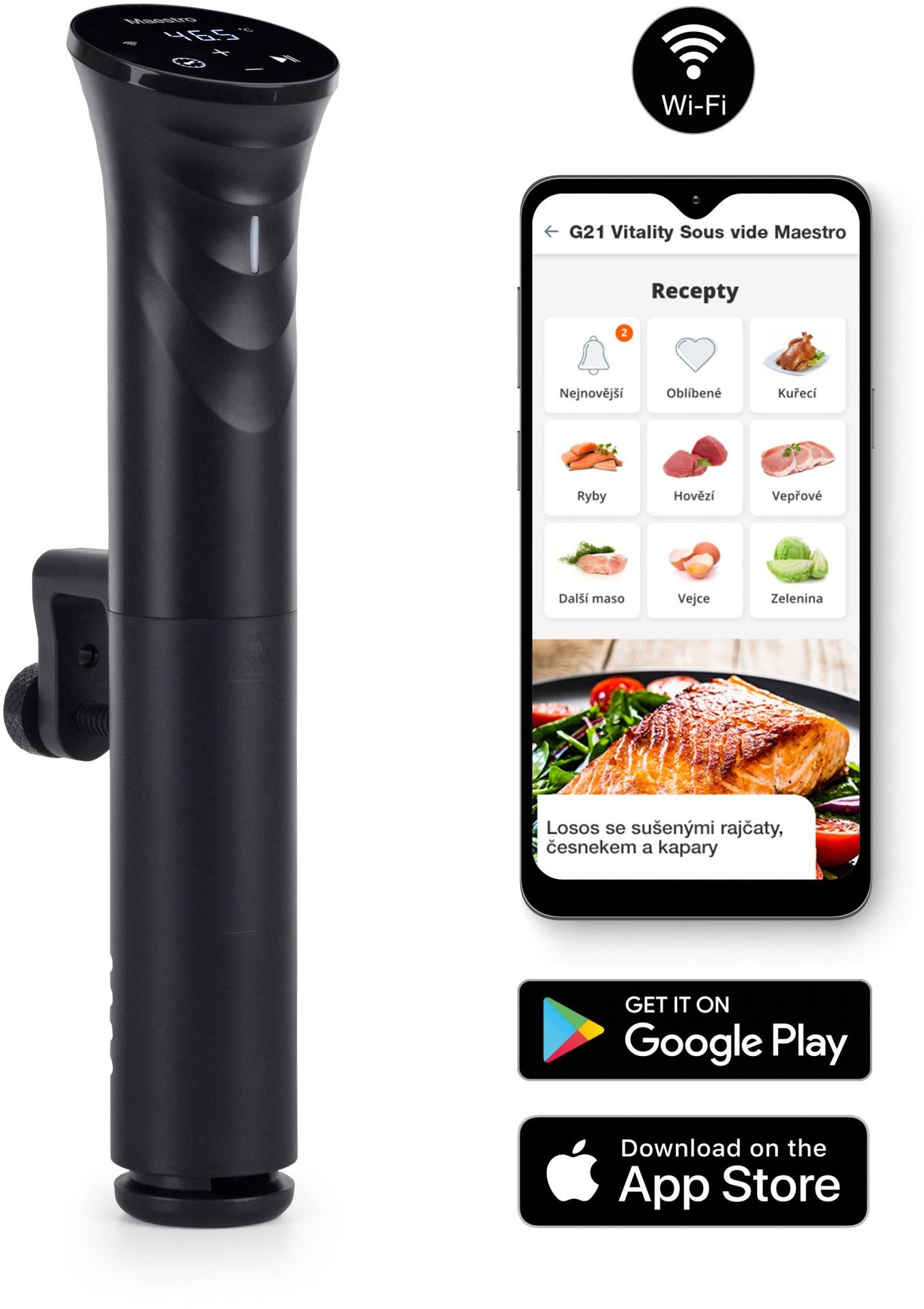 G21 Sous vide Maestro, WiFi, 1200 W