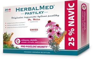 Dr.Weiss HerbalMed  Echininacea-rakytník 30 pastilek