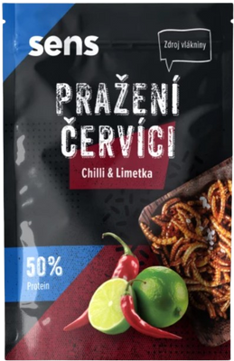 Sens Pražení červíci - Chilli & Limetka 12 g