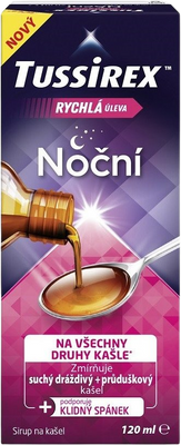 Tussirex Noční sirup 120 ml