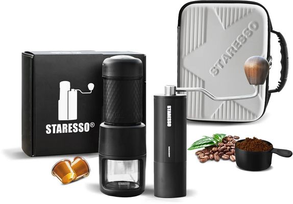 Staresso Cestovní sada Classic a ruční mlýnek Discovery D-6 Plus