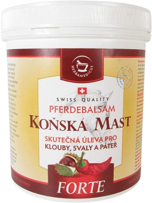 Herbamedicus Koňská mast Forte hřejivá 500 ml