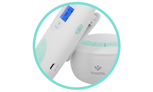 TrueLife, Nannytone VM1, detská audio opatrovateľka, vhodná aj na cesty, dvojsmerné audio, uspávanky, nočné lampička