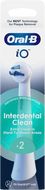 Oral-B iO Interdental Clean, kartáčkové hlavy pro rovnátka a implantáty, bílé 2 ks