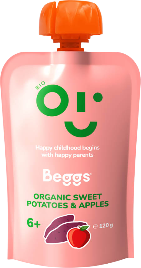 Beggs BIO Batáty a jablka 120 g