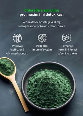 Venira Detox + podpora funkce jater 60 kapslí