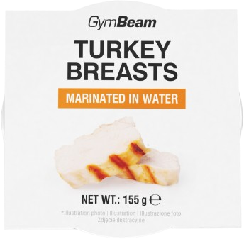 GymBeam Krůtí prsa marinovaná ve vodě 155 g