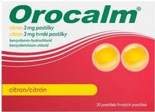 Orocalm citron 3 mg 20 pastilek