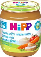 HiPP BIO Zelenina a rýže s kuřecím masem 125 g