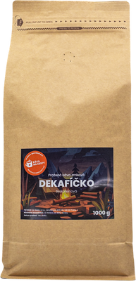 Káva na cesty Zrnková káva Dekafíčko 1 kg