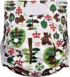 T-Tomi Plena kapsová, typ AIO - suchý zip, 3-15kg, Trees