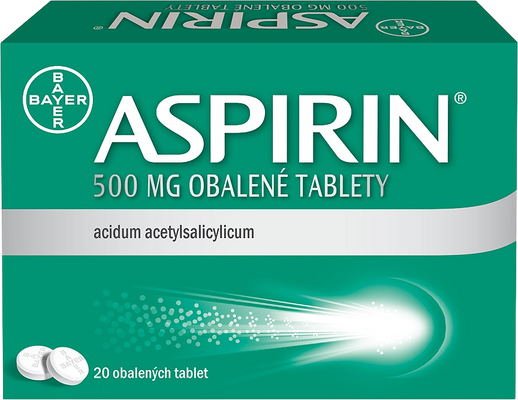 Aspirin 500mg obalené tablety 20 ks