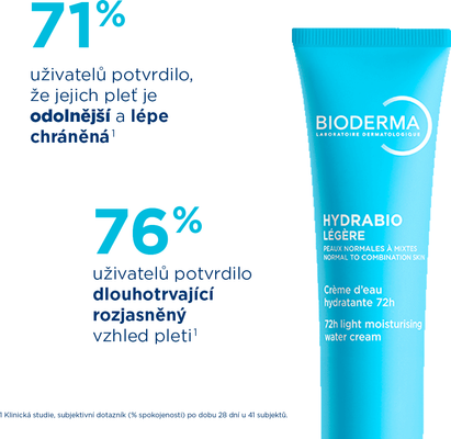 Bioderma Hydrabio Light hydratační krém s lehkou texturou 40 ml