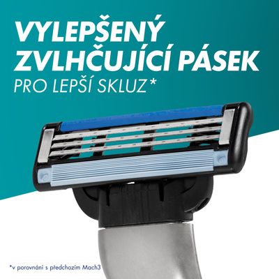 Gillette Mach3 Náhradní hlavice pro muže 12 ks