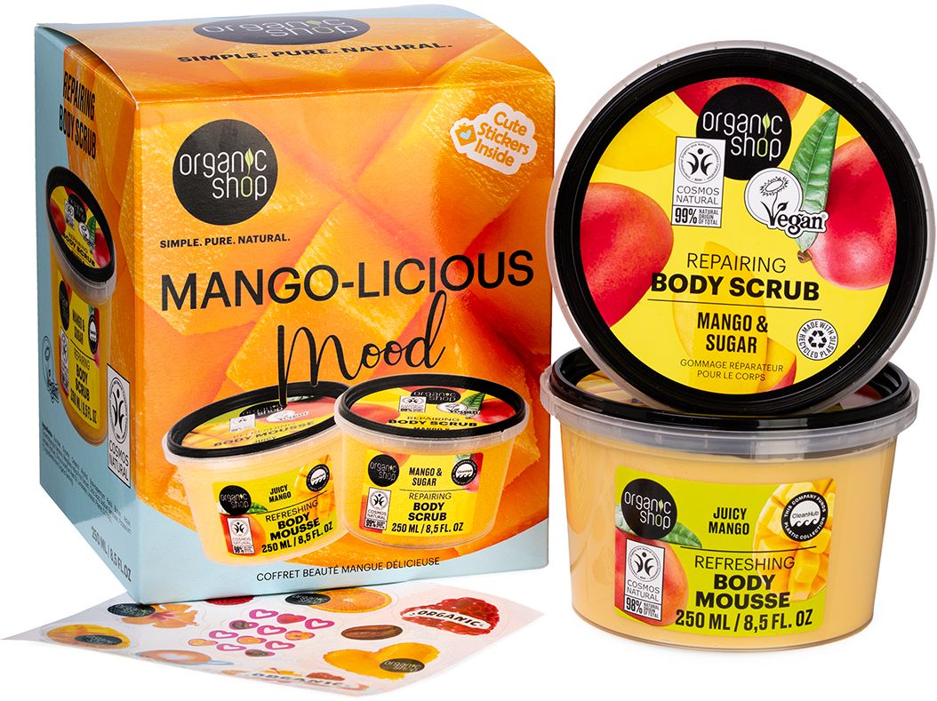 Organic Shop Mango-licious Mood Beauty Set 2 x 250 ml