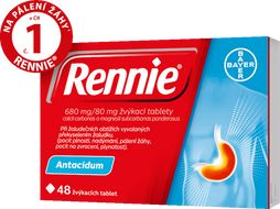 Rennie Žvýkací tablety 48 ks