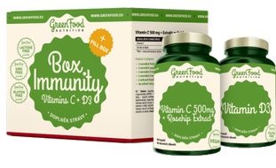 GreenFood Nutrition Box Immunity + Pillbox 2 x 60 kapslí