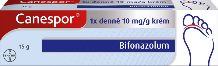Canespor 1x denně 10 mg/g krém, 15 g