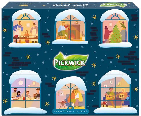 Pickwick Zimní pohoda - Kolekce okének čaje pro každou zimní chvíli 30 sáčků