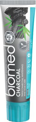 Biomed Charcoal zubní pasta 3 x 100 g