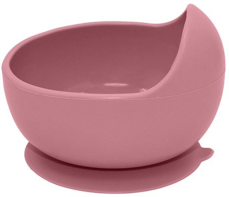 Petite&Mars Set jídelní silikonový TAKE&MATCH Dusty Pink 6m+ 3 ks