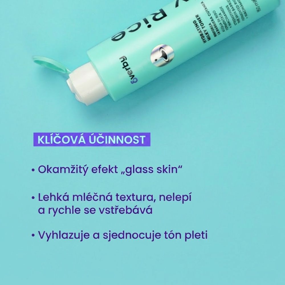 Erboristica Everby Milky Rice Rozjasňující mléčný toner s fermentovanou rýží 150 ml