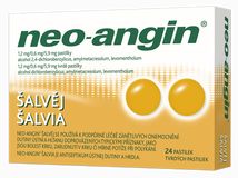 Neo-angin šalvěj 24 pastilek