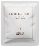 Woodenspoon Vyživující plátěná maska Time expert 15 g