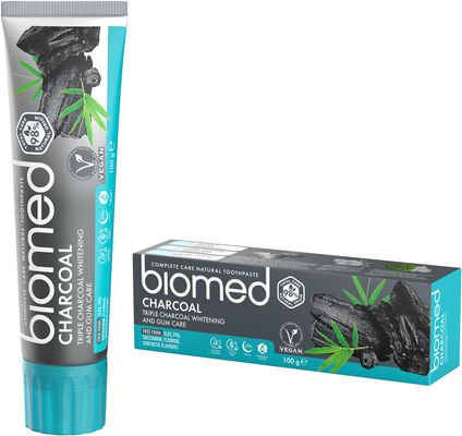 Biomed Charcoal zubní pasta 3 x 100 g