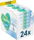 Pampers Harmonie Aqua Plastic Free Vlhčené ubrousky 24 x 48 ks