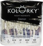 Kolorky NIGHT MOMENTS Vesmír vel. L (8-13 kg)  108 ks