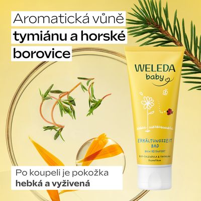 Weleda Měsíčková koupel při nachlazení 75 ml