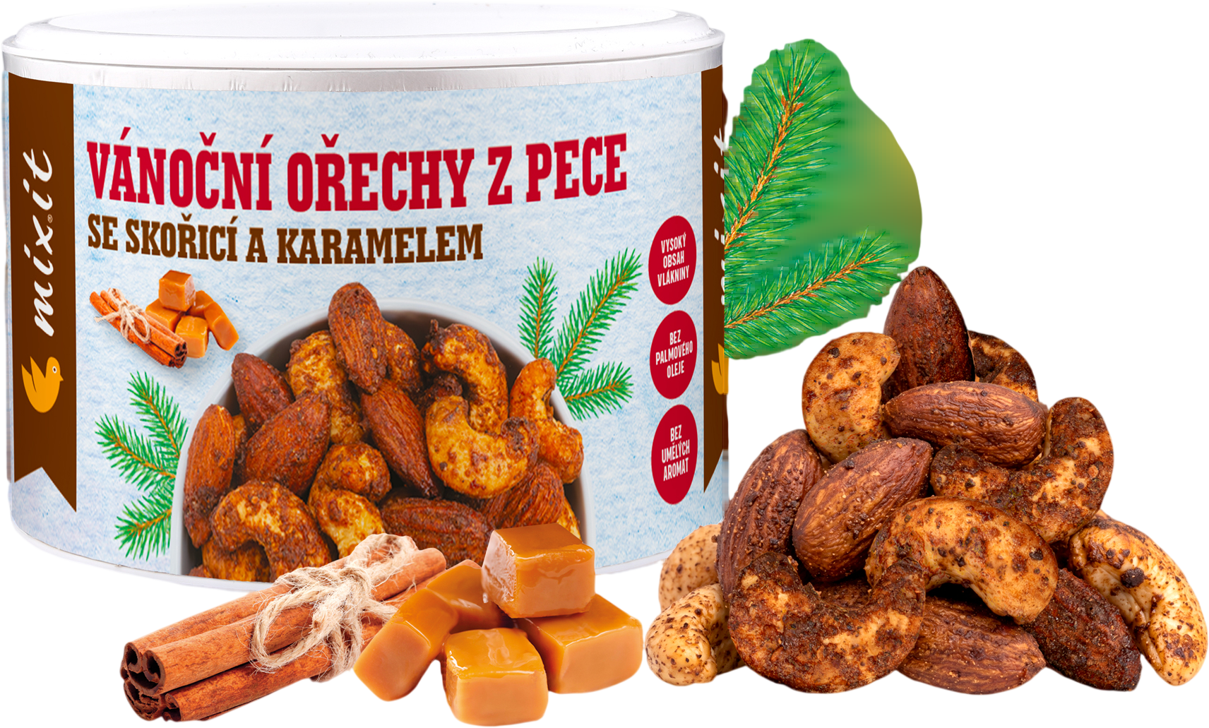 Mixit Vánoční ořechy z pece 160 g