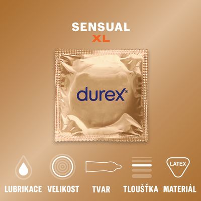 Durex Sensual XL 10 ks