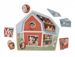 Little Dutch Puzzle vkládací dřevěné Farma