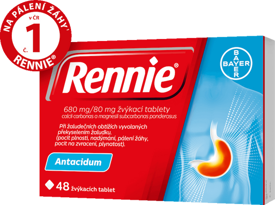 Rennie Žvýkací tablety 48 ks