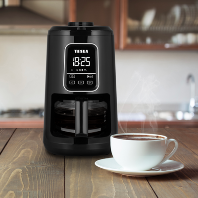 Tesla CoffeeMaster ES400 - kávovar s mlýnkem