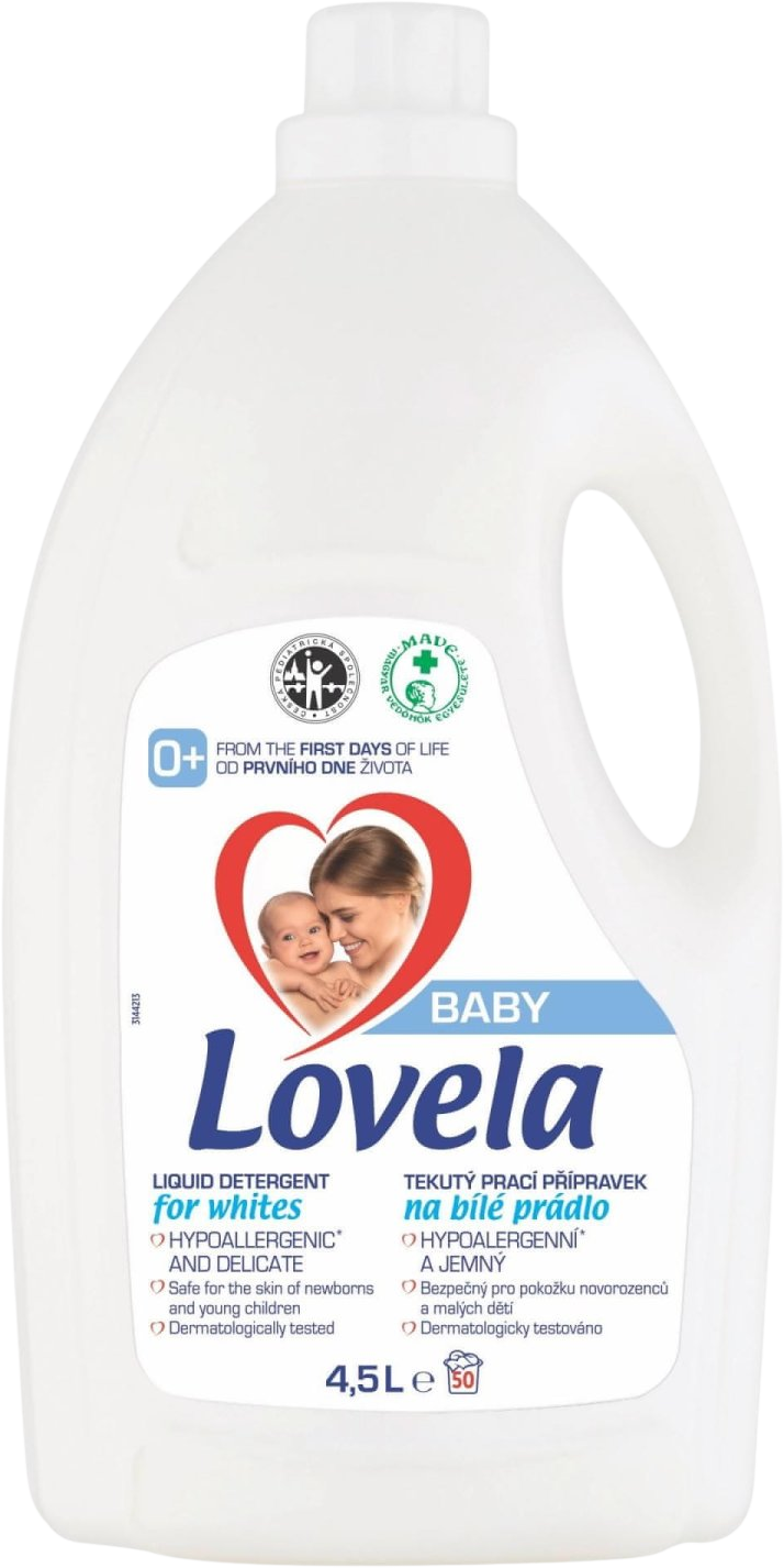 Lovela Baby prací gel na bílé prádlo 4.5 l