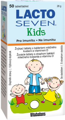 Vitabalans Lacto Seven Kids 50 tablet