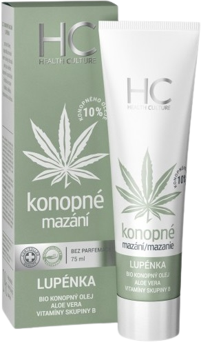 Health Culture konopné mazání lupénka 75 ml