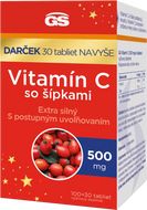 GS Vitamín C 500 mg se šípkem 130 tablet